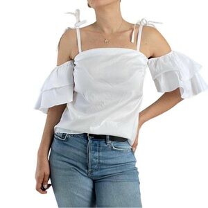 White White House Black Market Women's Off-Shoulder Top